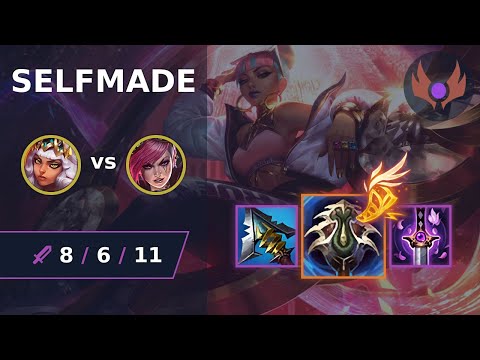 [ Selfmade ] Qiyana JUNGLE vs Vi | EUW MASTER | LOL Season 2024