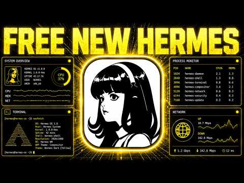 Video Thumbnail: Hermes Agent OS Just Changed AI Agents Forever!