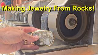 Making Belt Buckles from Mt. Baker Lightning Quartz | Lapidary Gold Ore Jewelry