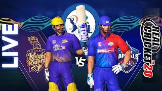 𝗱𝗰 𝘃𝘀 𝗸𝗸𝗿 - Delhi Capitals vs Kolkata Knight Riders Live IPL Prediction Real Cricket 20