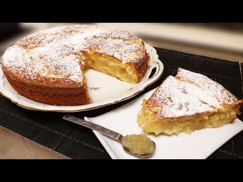 Torta con crema e marmellata di limoni