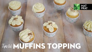 Video block Muffins frosting