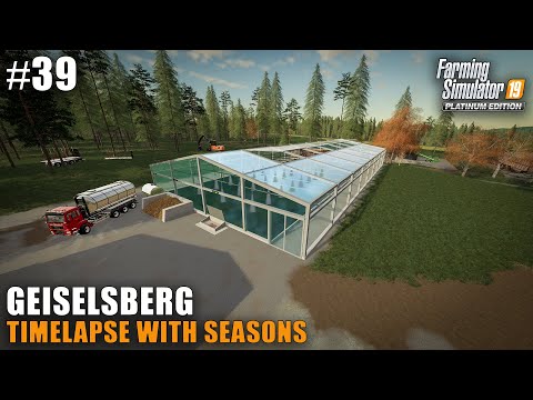 Geiselsberg #39 New strawberry Greenhouse, Farming Simulator 19 Timelapse, Seasons