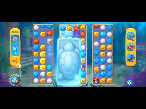 Fishdom Easy Level 12005 (with full seashell) @choraelmin