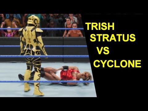 WWE 2K19 Trish Stratus vs Cyclone - Mixed Iron Match