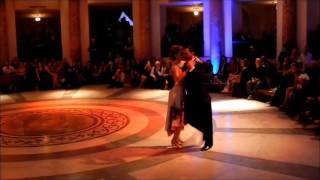 Esibizione di Chloe Theodoropoulou e Dionisis Theodoropoulos al Naples International Tango Festival