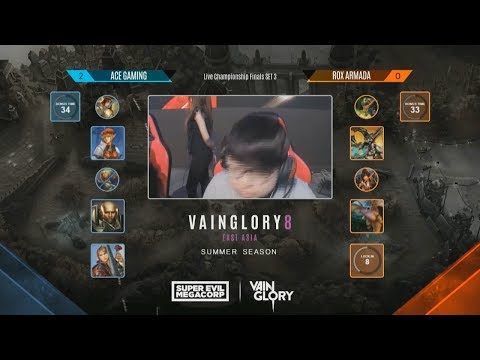 ACE Gaming vs ROX Armada Game 3 Final | Vainglory 8 EA Summer Championship 2017