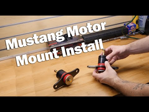 How To Replace The Motor Mounts In a 05-14 Mustang.