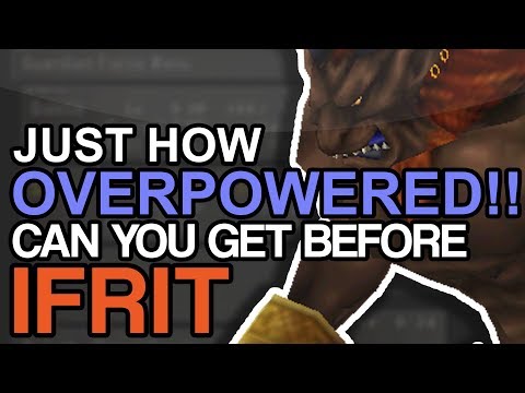 Final Fantasy VIII Remastered - How OVERPOWERED Can You Get BEFORE Ifrit?
