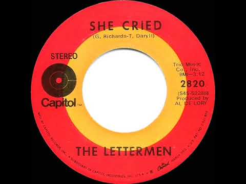 1970 Lettermen - She Cried (stereo 45)