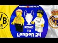 Road To Champions League Final 2024 • Borussia Dortmund vs Real Madrid in Lego Football