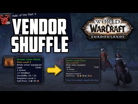 Relics of The Past - Vendor Shuffle Goldmaking Meta