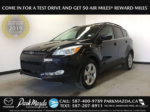 BLACK 2015 Ford Escape  Review Sherwood Park Alberta - Park Mazda