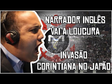 CORINTHIANS - Narrador Inglês fica impressionado com invasão Corintiana - Japão 2012