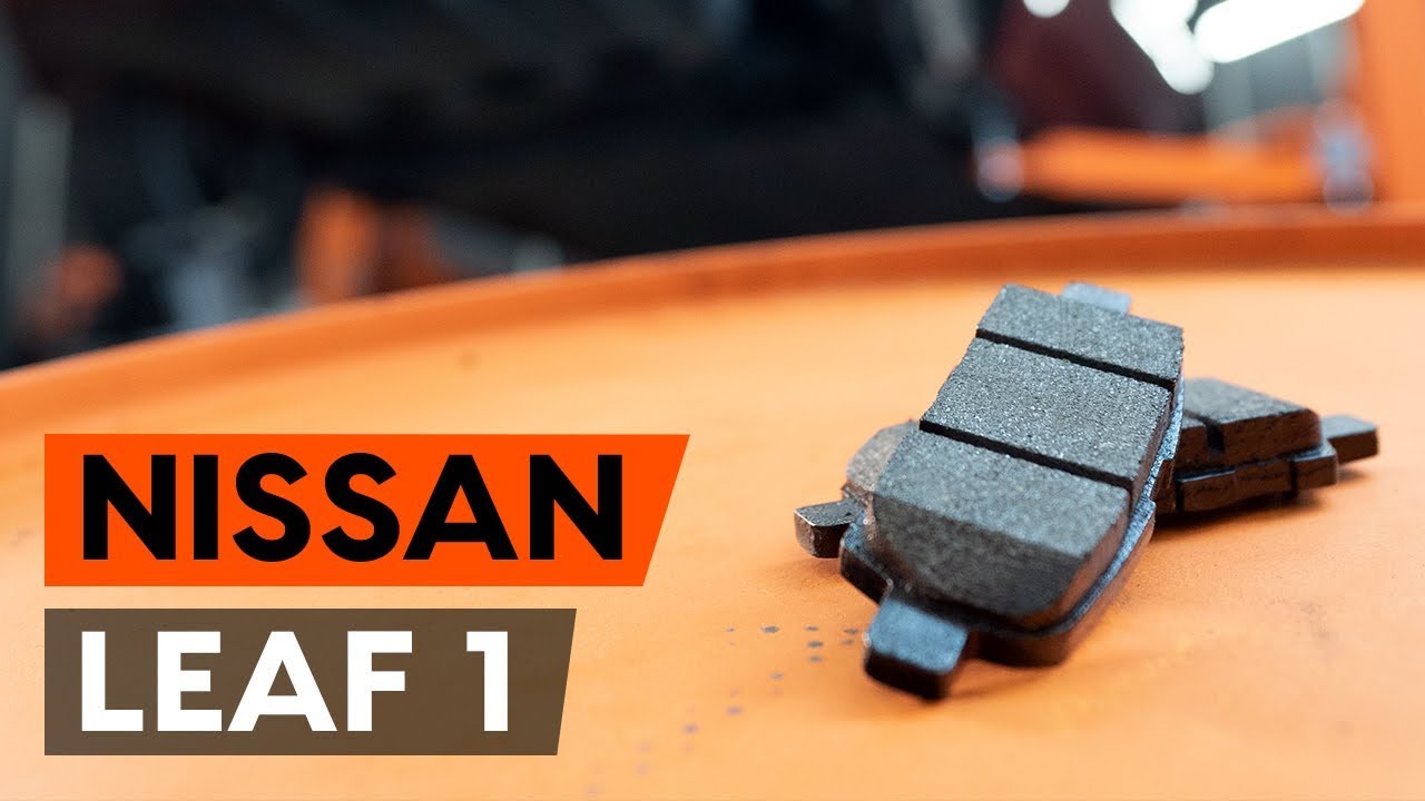 Wie Nissan Leaf ZE0 Bremsbeläge hinten wechseln - Schritt für Schritt Anleitung