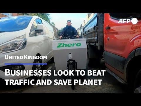 London businesses turn to two wheels to beat traffic and save planet | AFP
