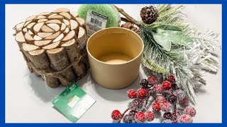 Download the video "Rustic Christmas Centerpiece DIY || Christmas Decor DIY || Just 1 Quick Craft"