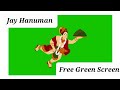 Jay Hanuman Flying With Sanjivani Green Screen 2d Animation Free Use