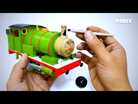 How to build PERCY the Small Engine with Cardboard | Thomas and Friends