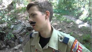 Girl Scouts with Sasquatch