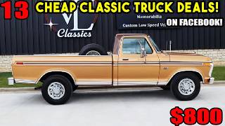 Craigslist Deals: 13 Classic Trucks Under Budget!