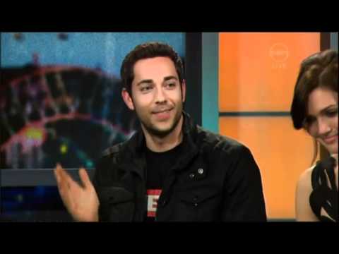 Zachary Levi interview on The 7pm Project