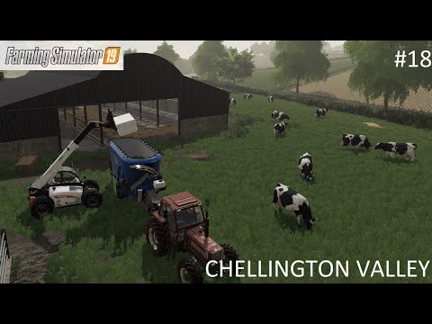 Chellington Valley Map | FS19 EP18 | Animal Care, selling silage bales and manure
