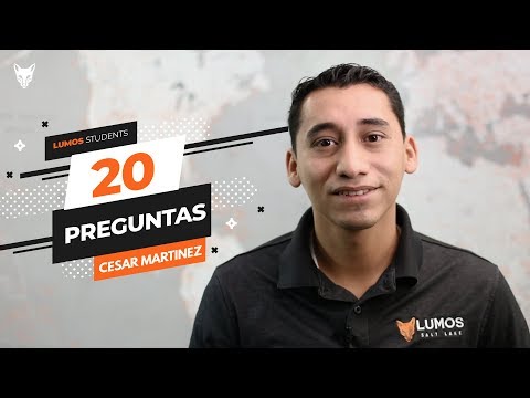 20 Questions with Cesar Martinez from El Salvador | Lumos Language School