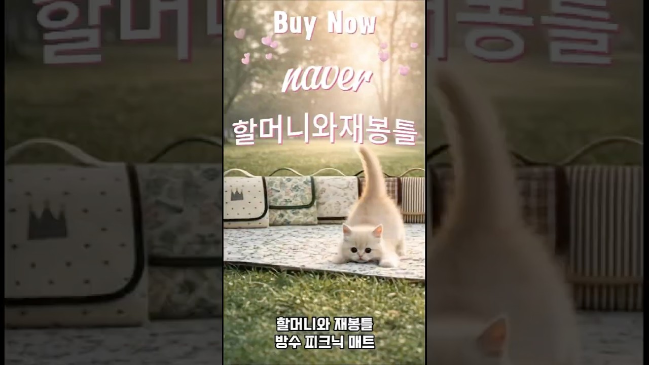 비가 와도 물 쏟아도 두툼해서 잔디에도 편안한 할머니와 재봉틀 방수 피크닉 매트