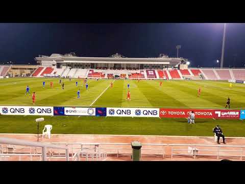 Football match Al Arabi club Vs Al khor club. 03/01/2021