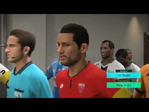 Pro Evolution Soccer 2018: Dijon FCO vs En Avant De Guingamp - 4K