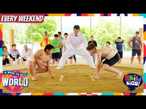 A Week To Beat The World | Are You Ready For Sumo? | Akili Kids!