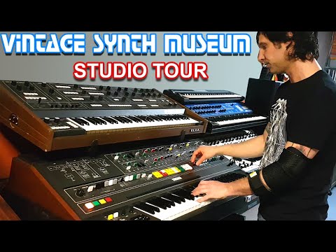 Vintage Synthesizer Museum - Synth Studio Tour | Oakland, CA
