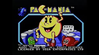 Pac-mania sega master gameplay 