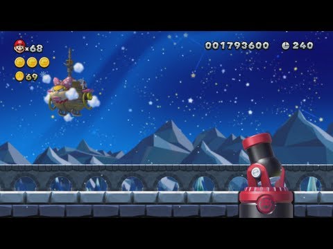 New Super Mario Bros. U - Frosted Glacier (Complete World 3)