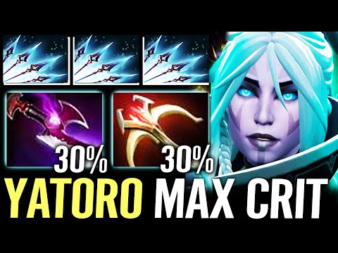 🔥 YATORO Drow Ranger TI11 Signature Carry — 2x CRIT 60% CHANCE Daedalus + Silver Edge Dota 2 Pro