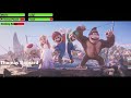 The Super Mario Bros. Movie (2023) Final Battle with healthbars 4/4