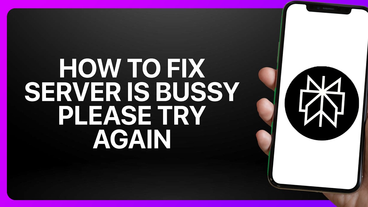 How To Fix Server Is Busy Please Try Again In Perplexity AI! Tutorial