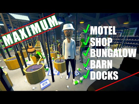 Maxing Out Production In Schedule 1 (Barn, Docks, Bungalow, Shop, Motel)