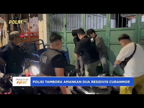 PATROLI MALAM POLSEK TAMBORA AMANKAN 2 RESIDIVIS CURANMOR