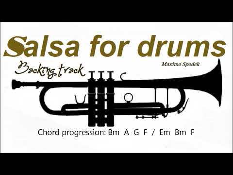 SALSA FOR DRUMS BACKING TRACK IN Bm