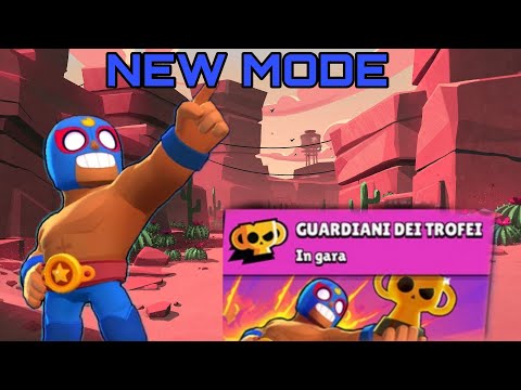 GIOCO LA NUOVA MODALITÀ GUARDIANI DEI TROFEI SU BRAWL STARS!!