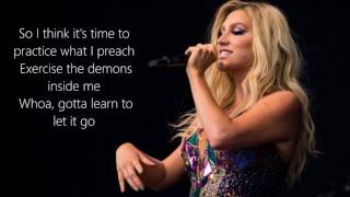Kesha - Learn to Let Go | Lyrics on Screen