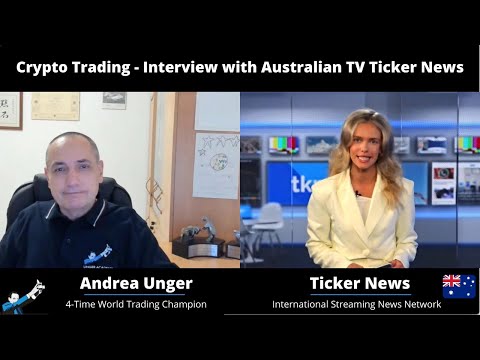 Crypto Trading – Interview with Australian TV Ticker News