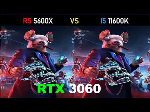 R5 5600X vs i5 11600K - RTX 3060 - Gaming Comparisons