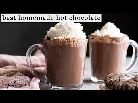 Homemade Hot Chocolate Recipe (Hot Cocoa)