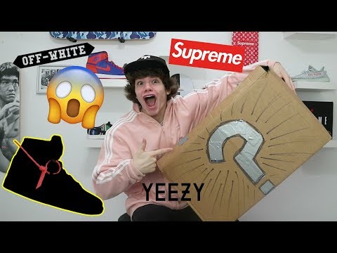 ULTIMATE HYPEBEAST MYSTERY BOX UNBOXING ! Yeezy Supreme and More Video