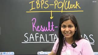 IBPS PO & CLERK RESULT IS OUT 🔥 कुछ कहना है आप सब से |  Safalta Diwas | Nimisha Bansal