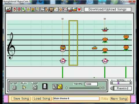 Mario Paint Composer Naruto Main Theme
