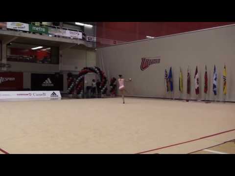 Katherine Uchida SeniorH Ball ON 2016 Canadian Championships RG